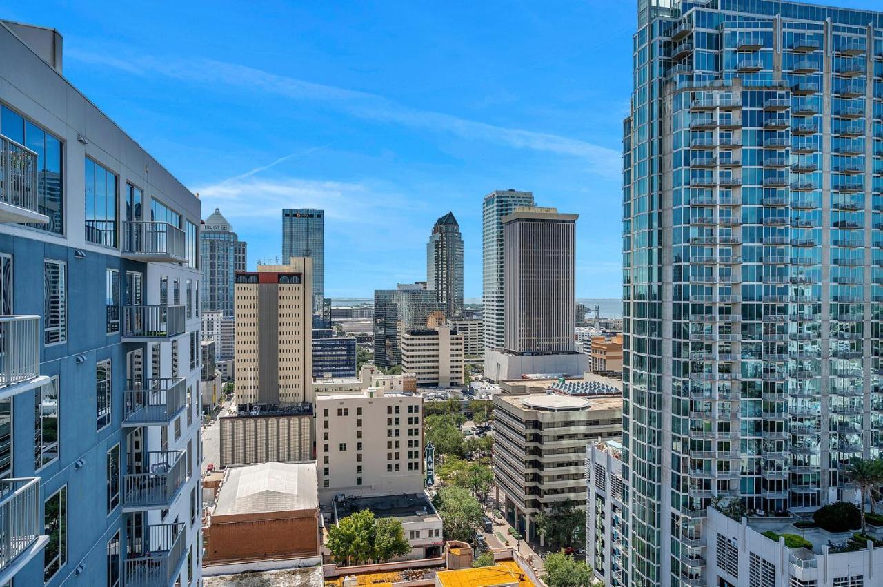 Luxury 1 Bedroom With Den Downtown Tampa Apt - City Views, Rooftop Pool, Workspace Dış mekan fotoğraf